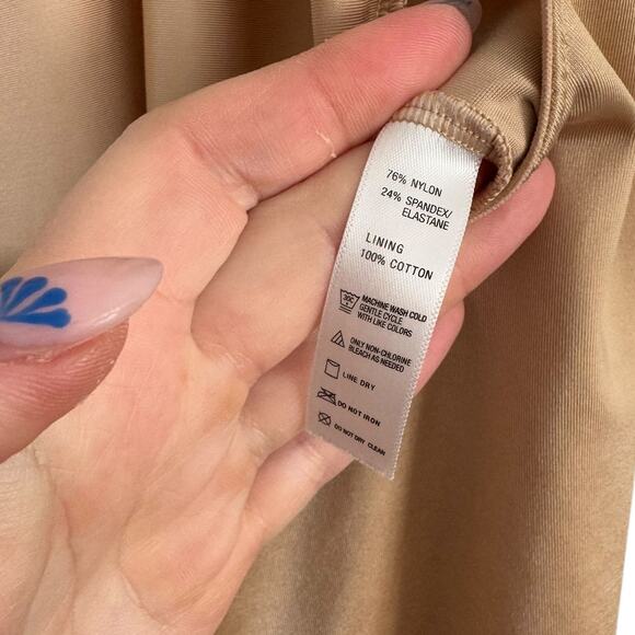 Spanx Underbust Mid Thigh Shaper Nude Beige 3X Shapewear Smoothing Flattering - Picture 4 of 6